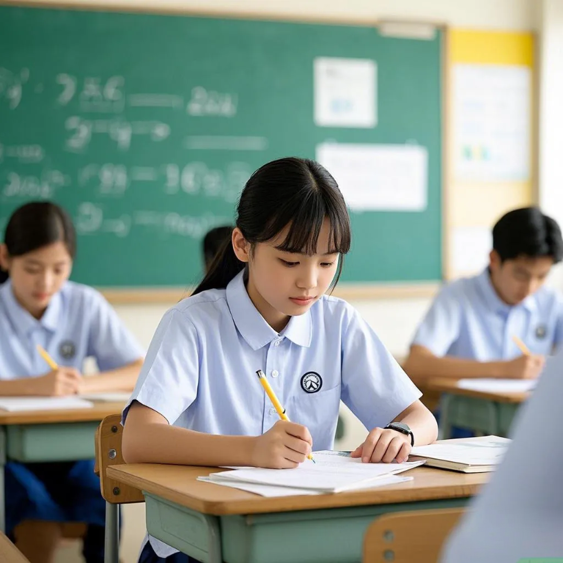 South Korean junior high school students&amp;#039; math
